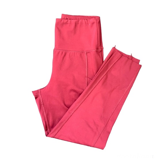 American Eagle Outfitters Pants - AE Burgundy High Waisted Pocket Leggings